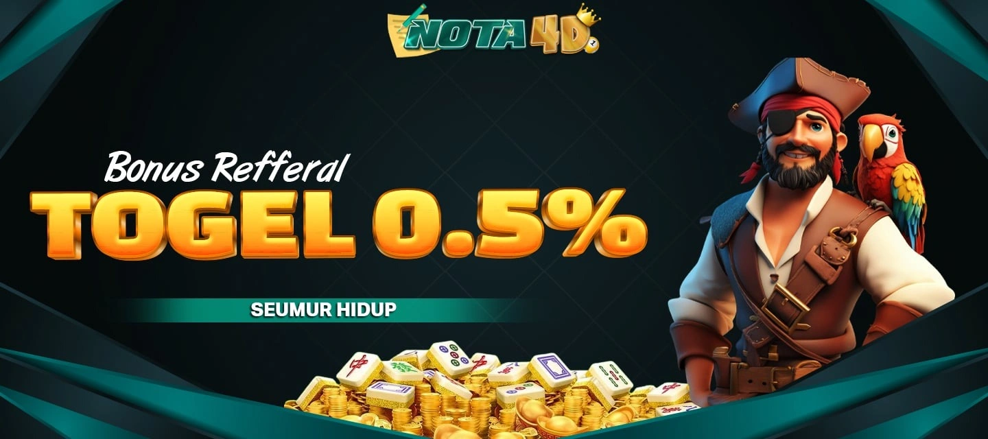 BONUS REFERRAL TOGEL 0.5%